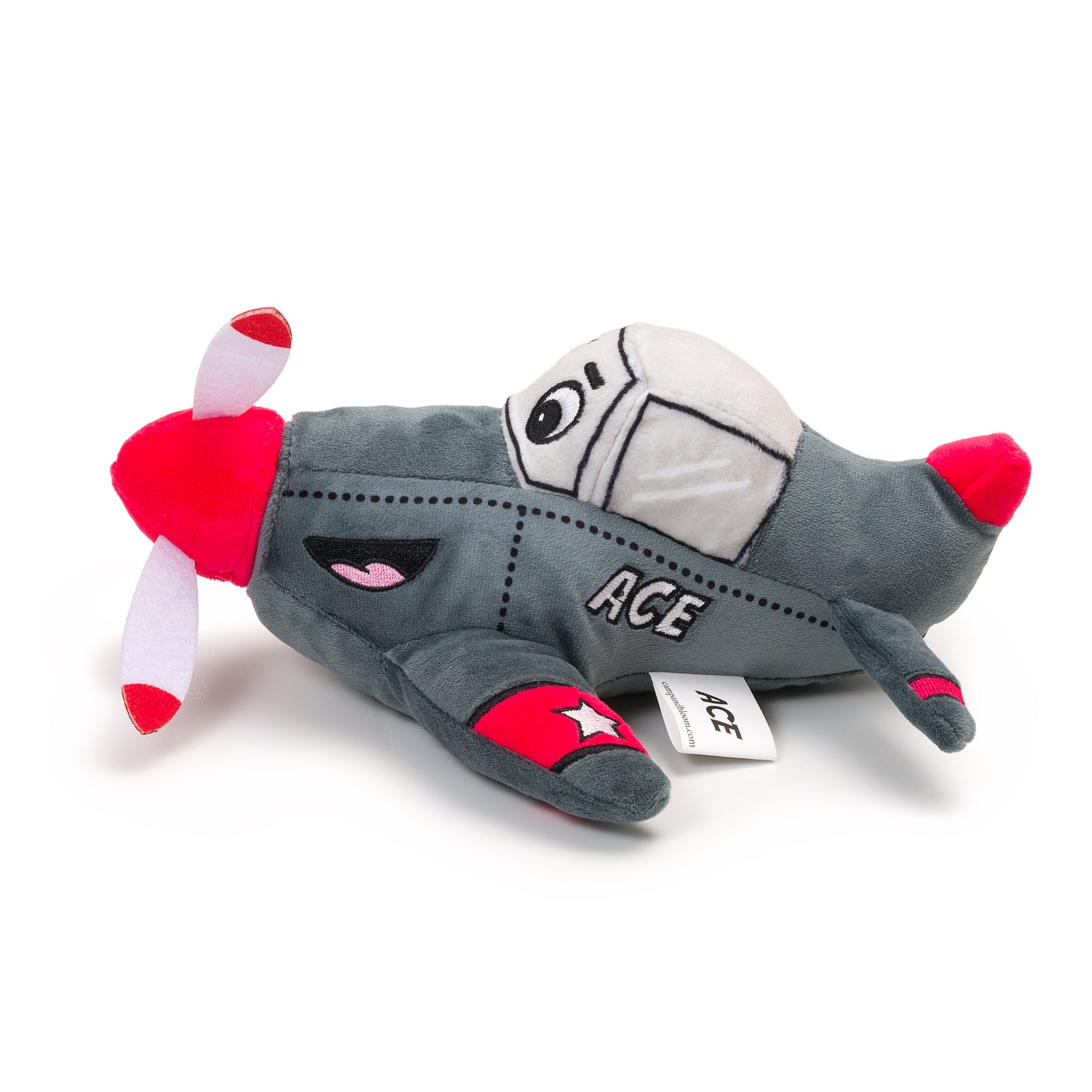 Plush Airplane Toy - Soft Stuffed Airplane for Kids (Ace the Airplane)